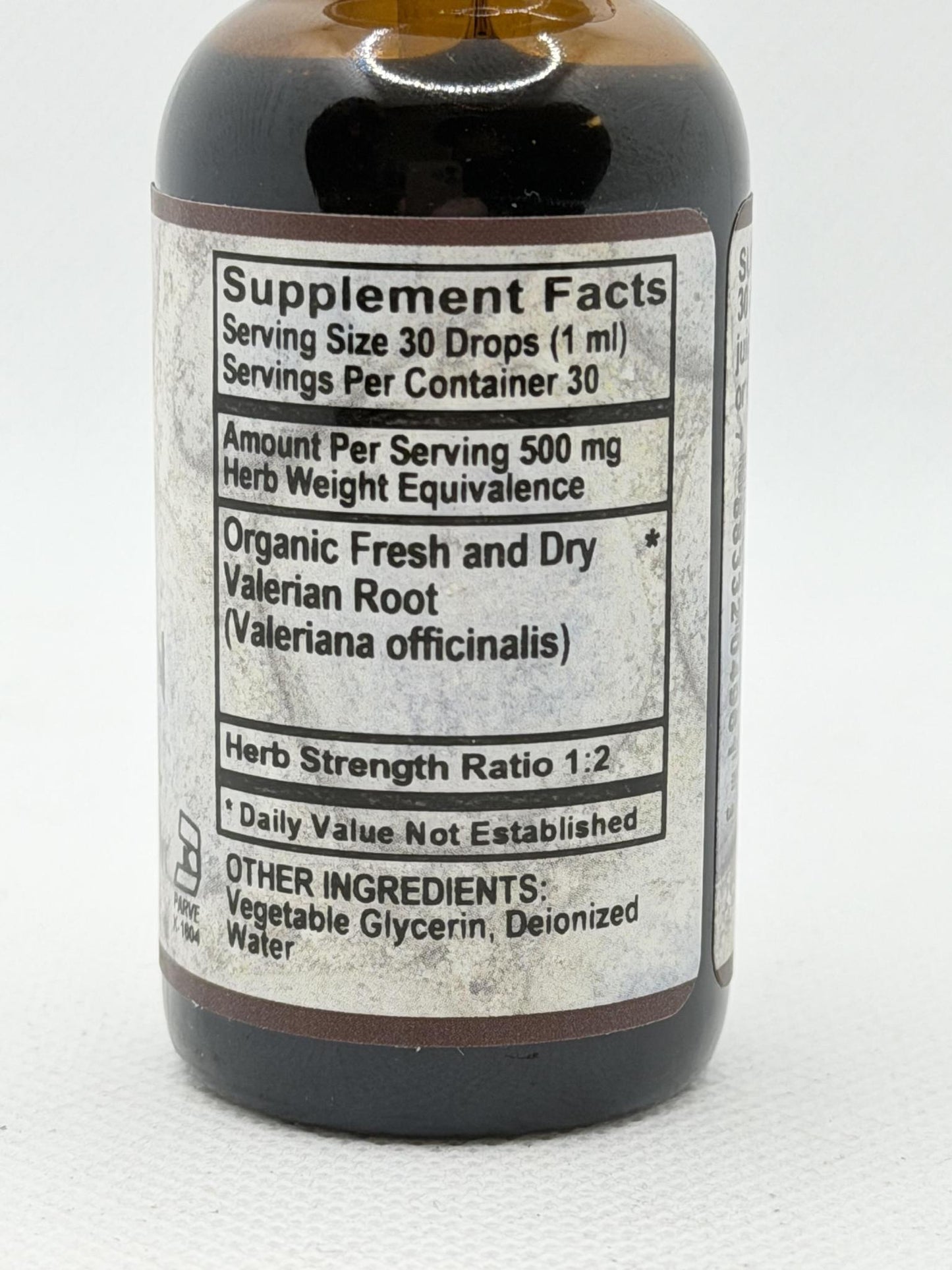 Old Paths Valerian Liquid Extract Alcohol Free 1 oz