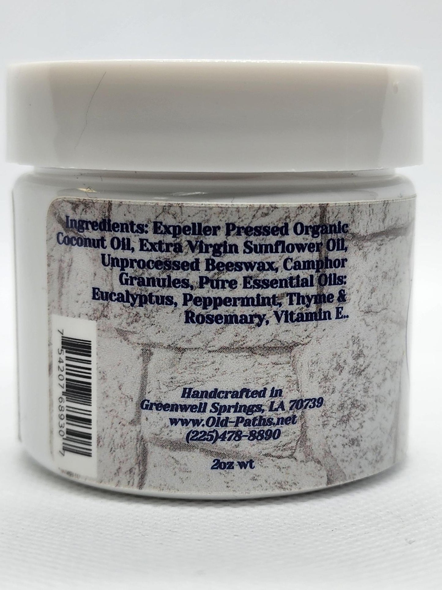 Old Paths Breathe Easy Chest Rub 2 oz