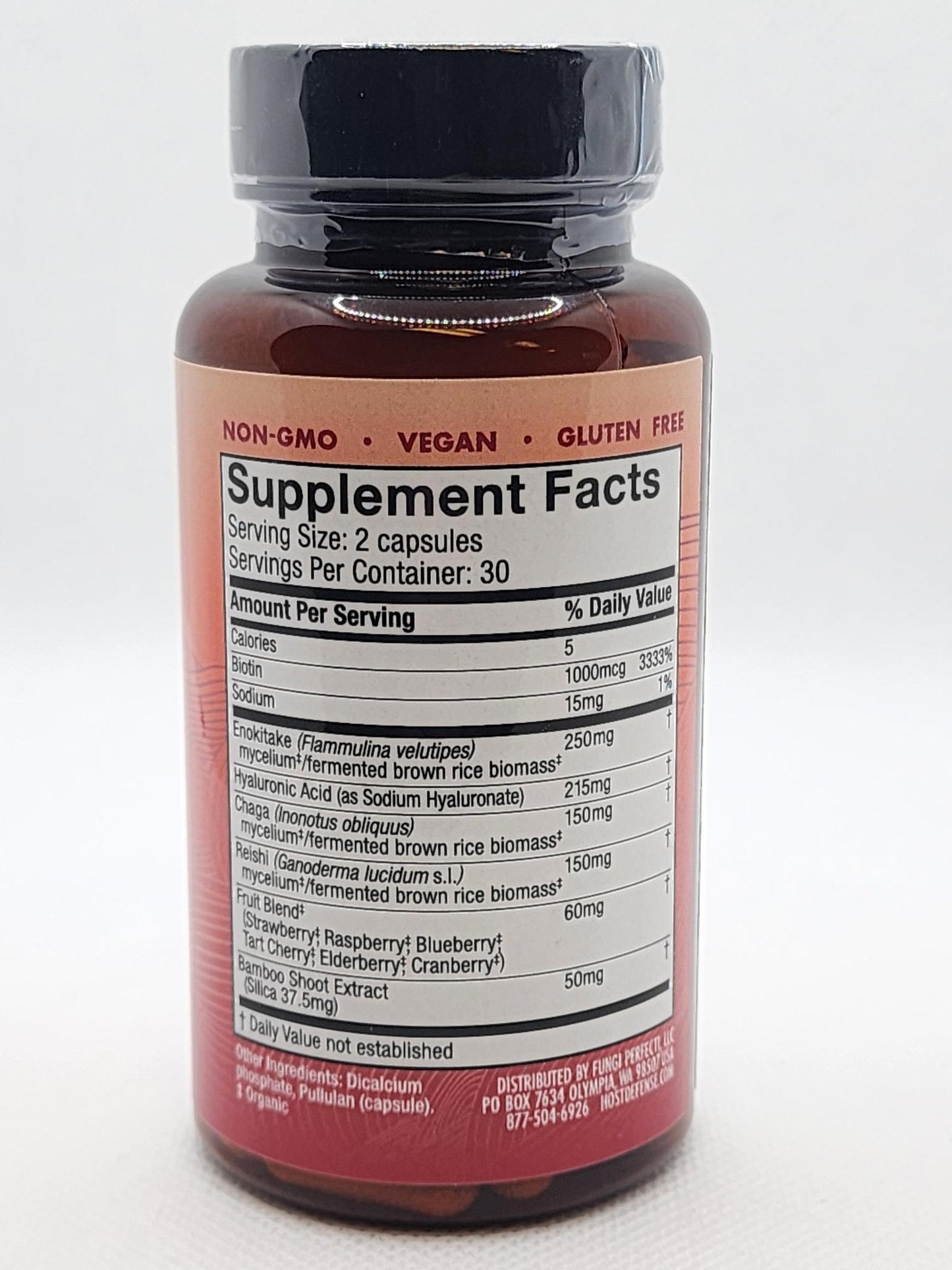 Host Defense Mushrooms Mycobenefits BEAUTY, 60caps