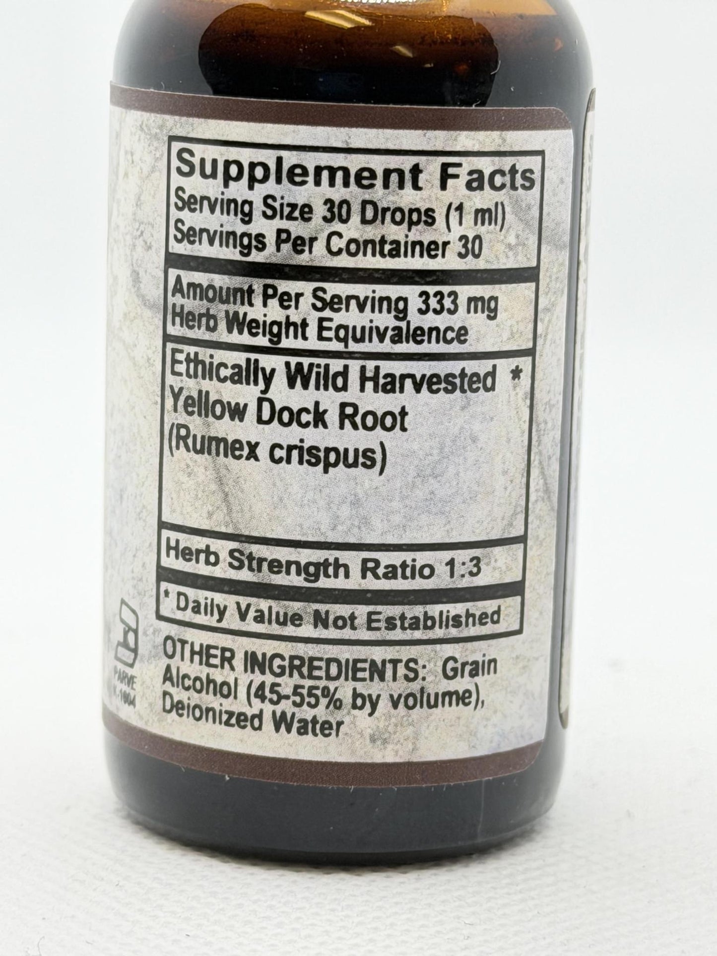 Old Paths Yellow Dock Liquid Extract 1 oz
