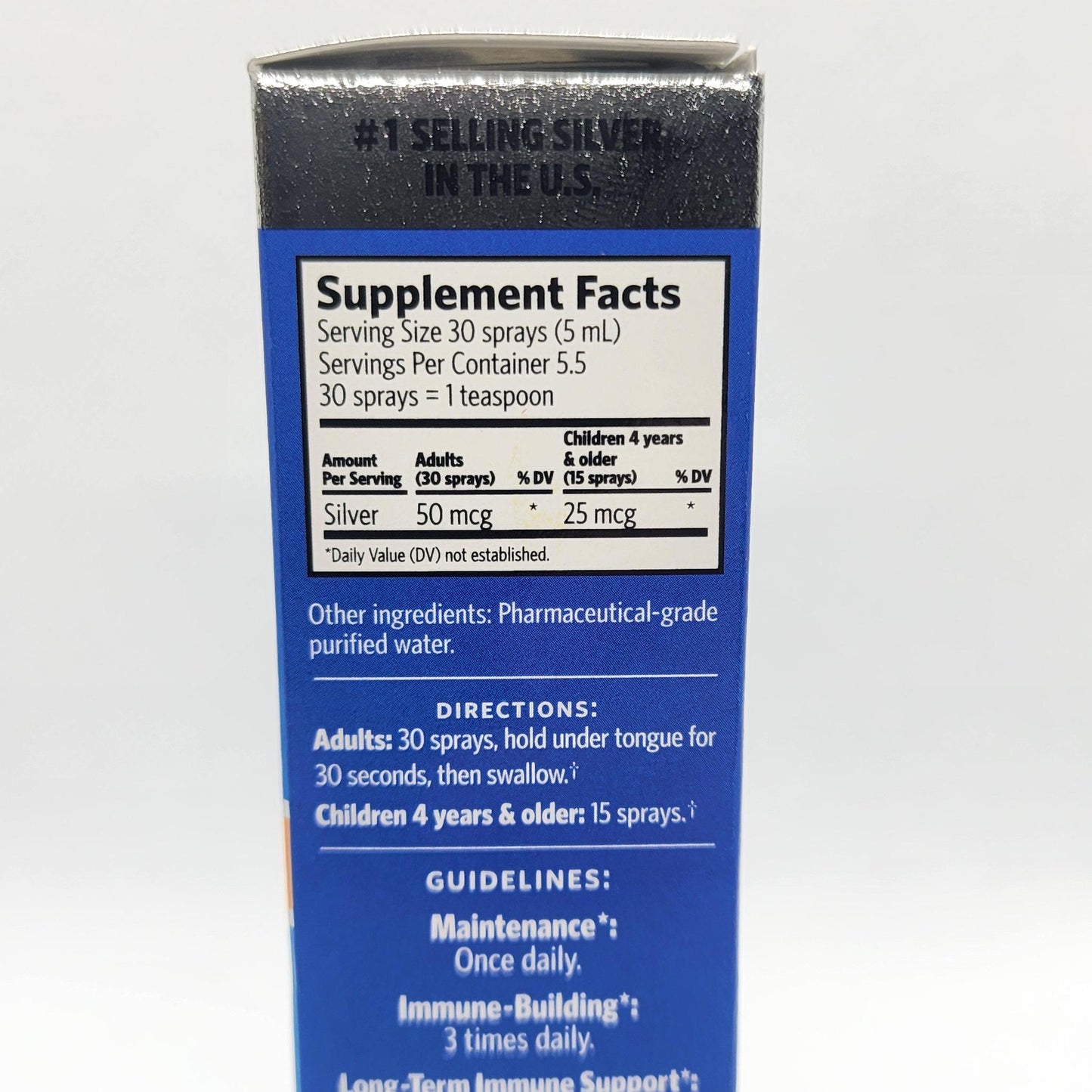 Sovereign Silver Immune Support Fine Mist Spray, 1oz