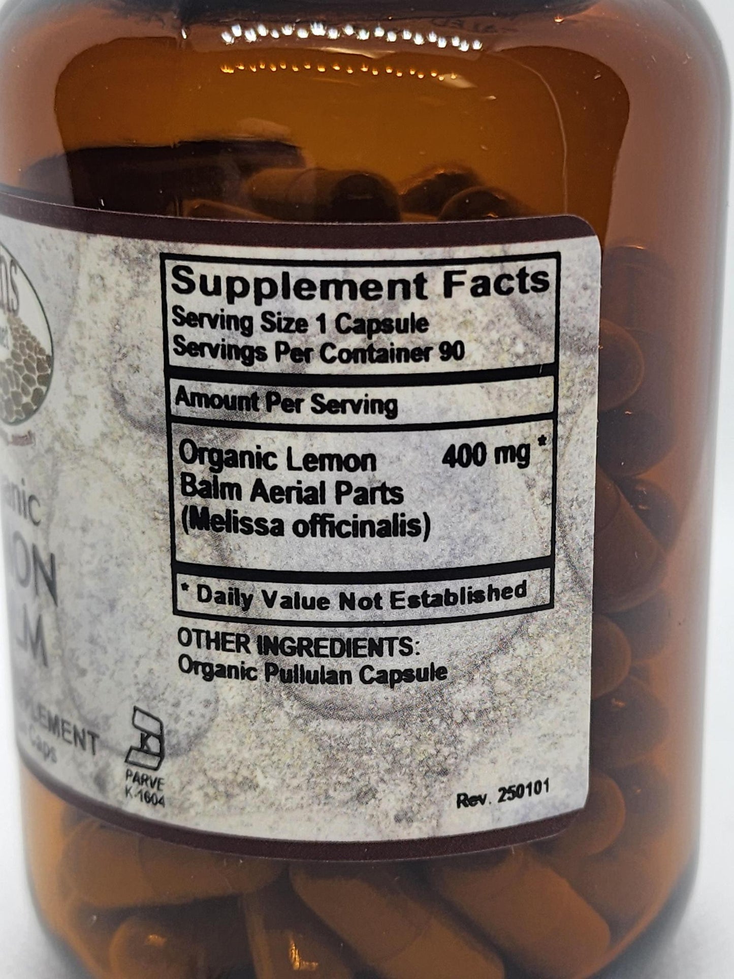 Old Paths Lemon Balm Powder, 90vcaps