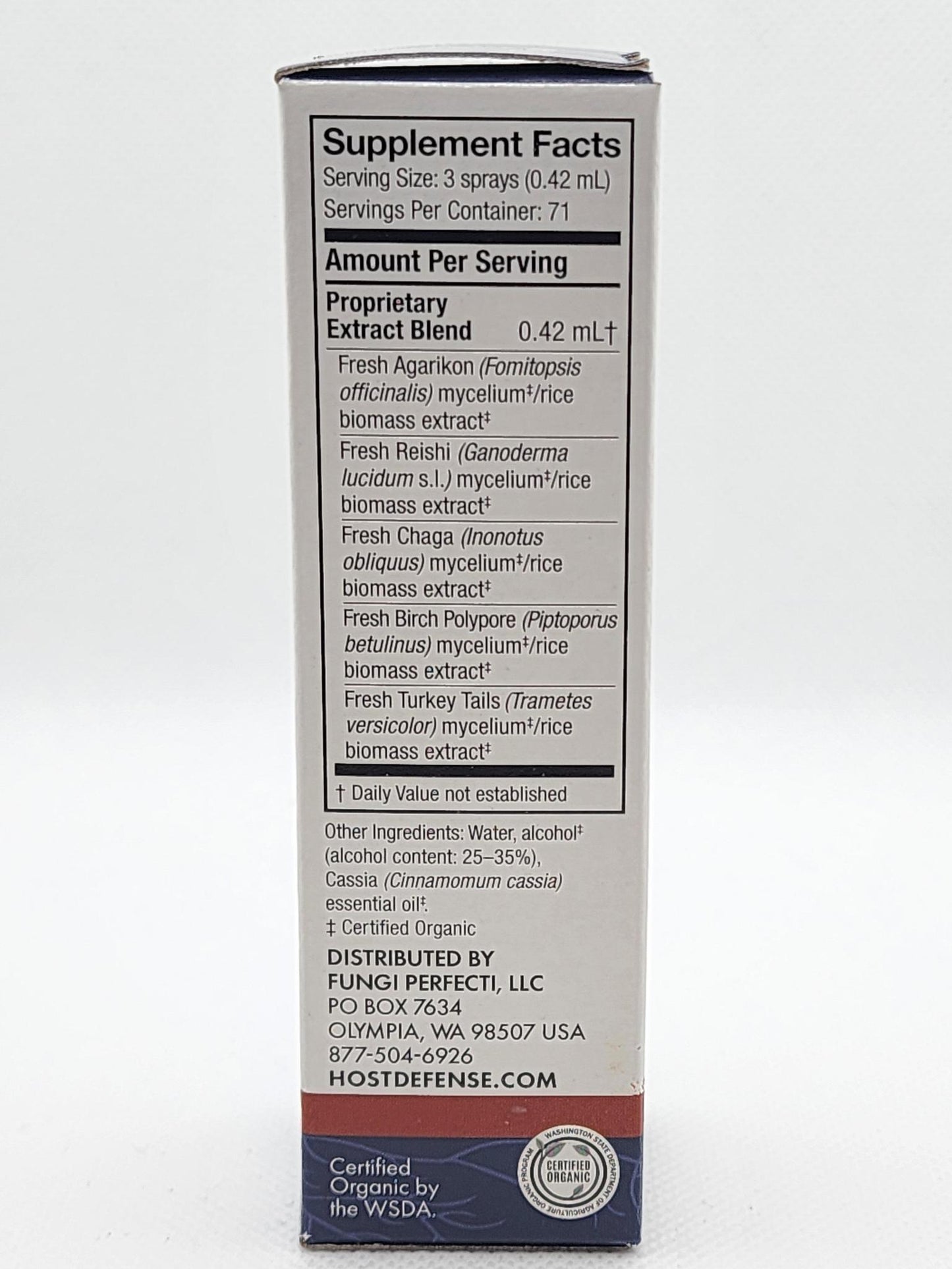 Host Defense Mushrooms MycoShield Spray, Immune Support Cinnamon 1 oz