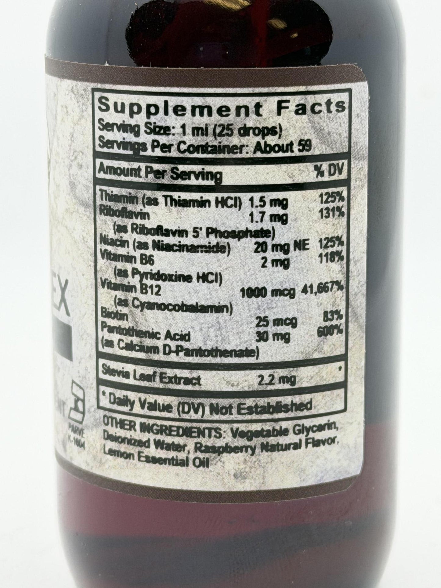 Old Paths B Complex, Raspberry 2oz