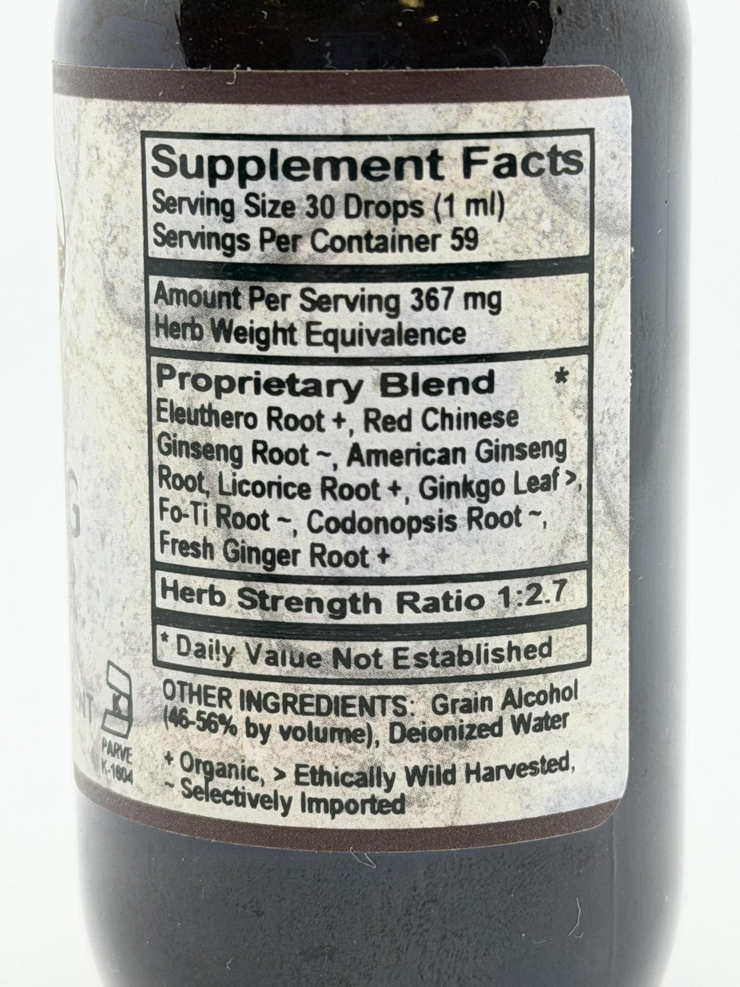 Old Paths Ginseng Master Energy Liquid Extract 2 oz