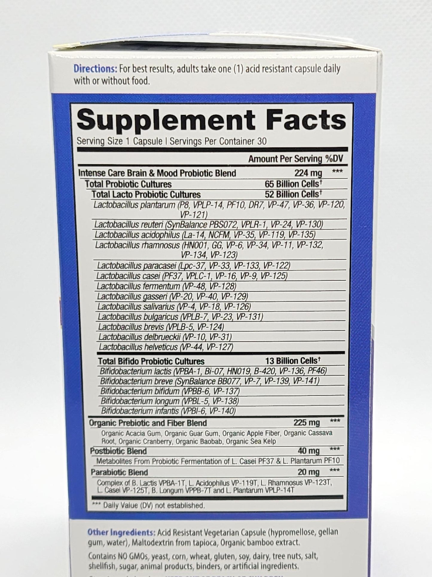 Vital Planet Intense Care Brain + Mood, 30vcaps