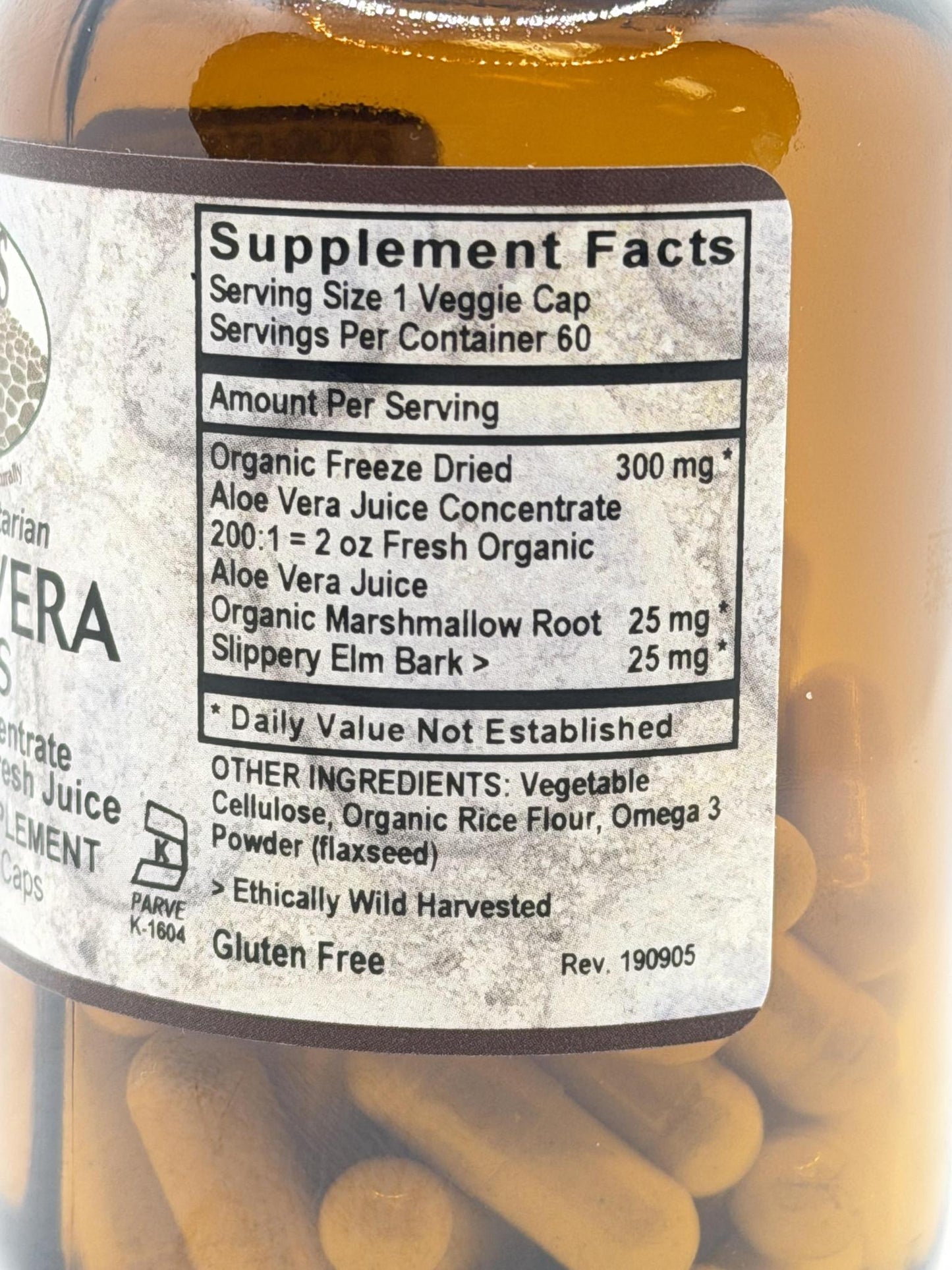 Old Paths Aloe Vera Plus 60caps