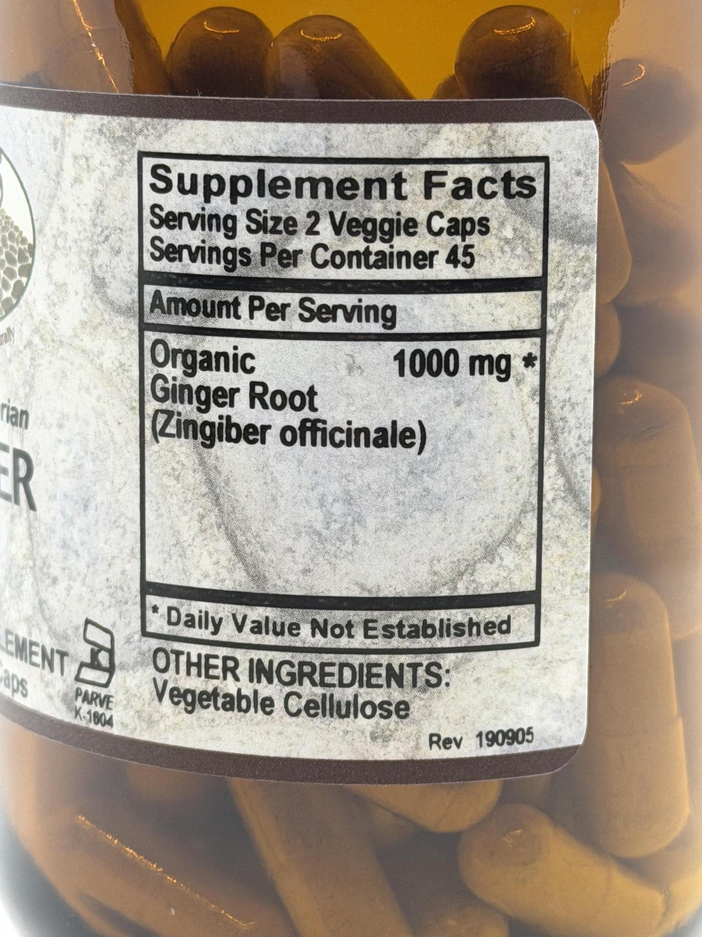 Old Paths Ginger Powder, 90vcaps