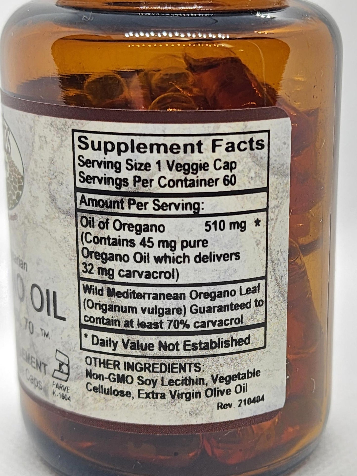 Old Paths Oregano Oil 60caps