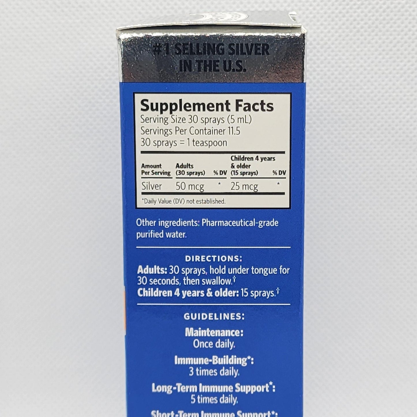 Sovereign Silver Immune Support Fine Mist Spray, 2oz