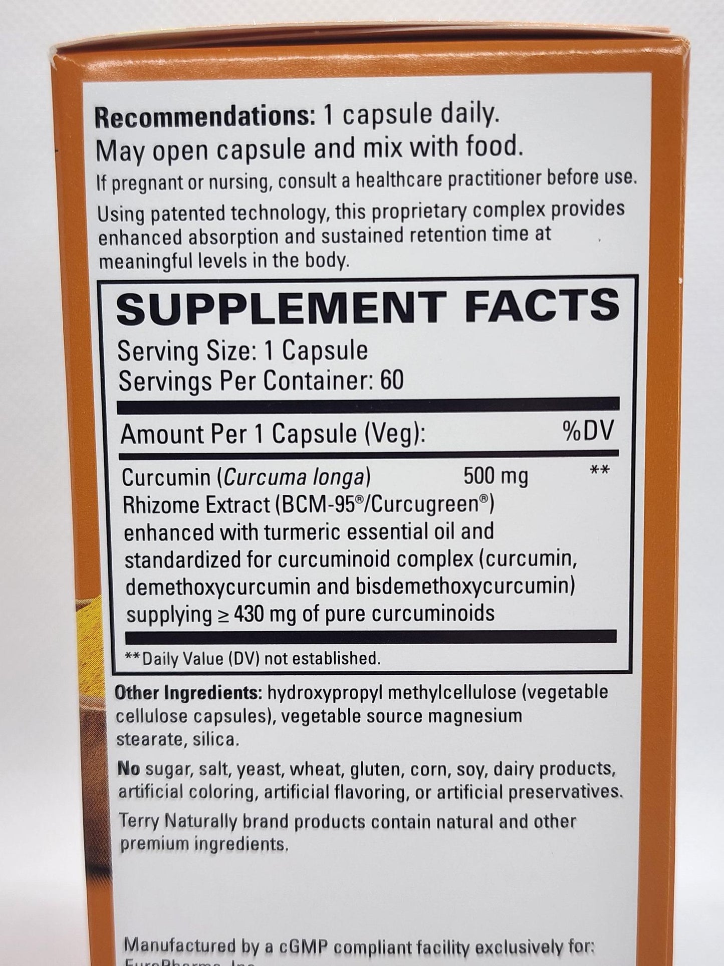 Terry Naturally Curamed 500mg 60 Cap