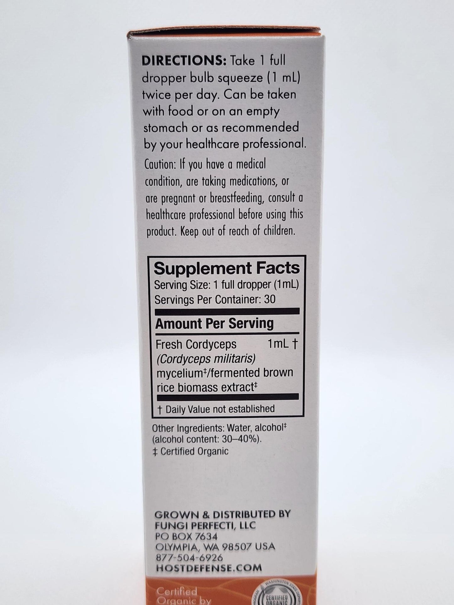 Host Defense Mushrooms, Immune Support Cordyceps Extract 1 oz