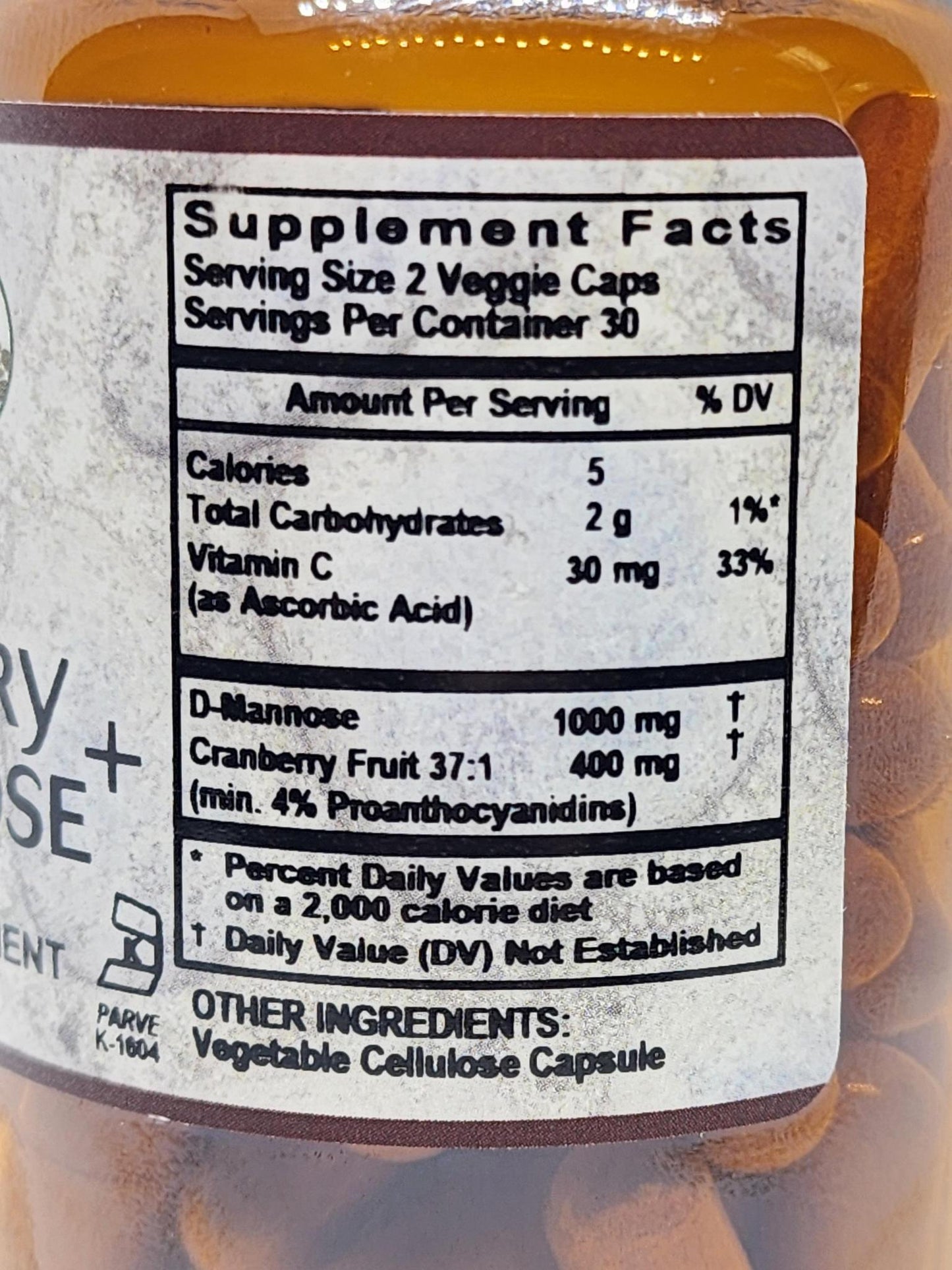 Old Paths Cranberry + D-Mannose 60cap