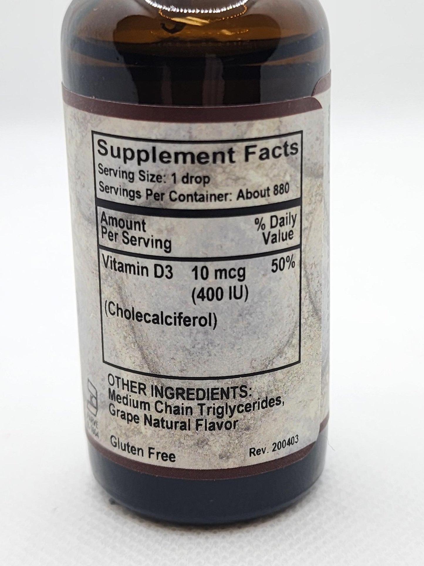 Old Paths Kid's Vitamin D3 400IU 1oz