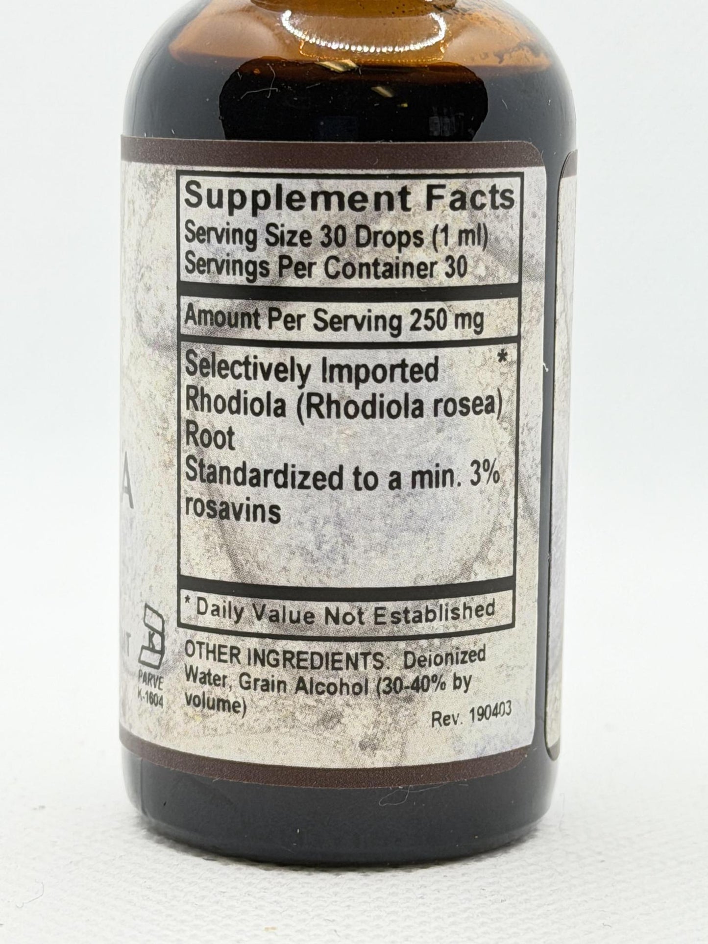 Old Paths Rhodiola Liquid Extract 1 oz