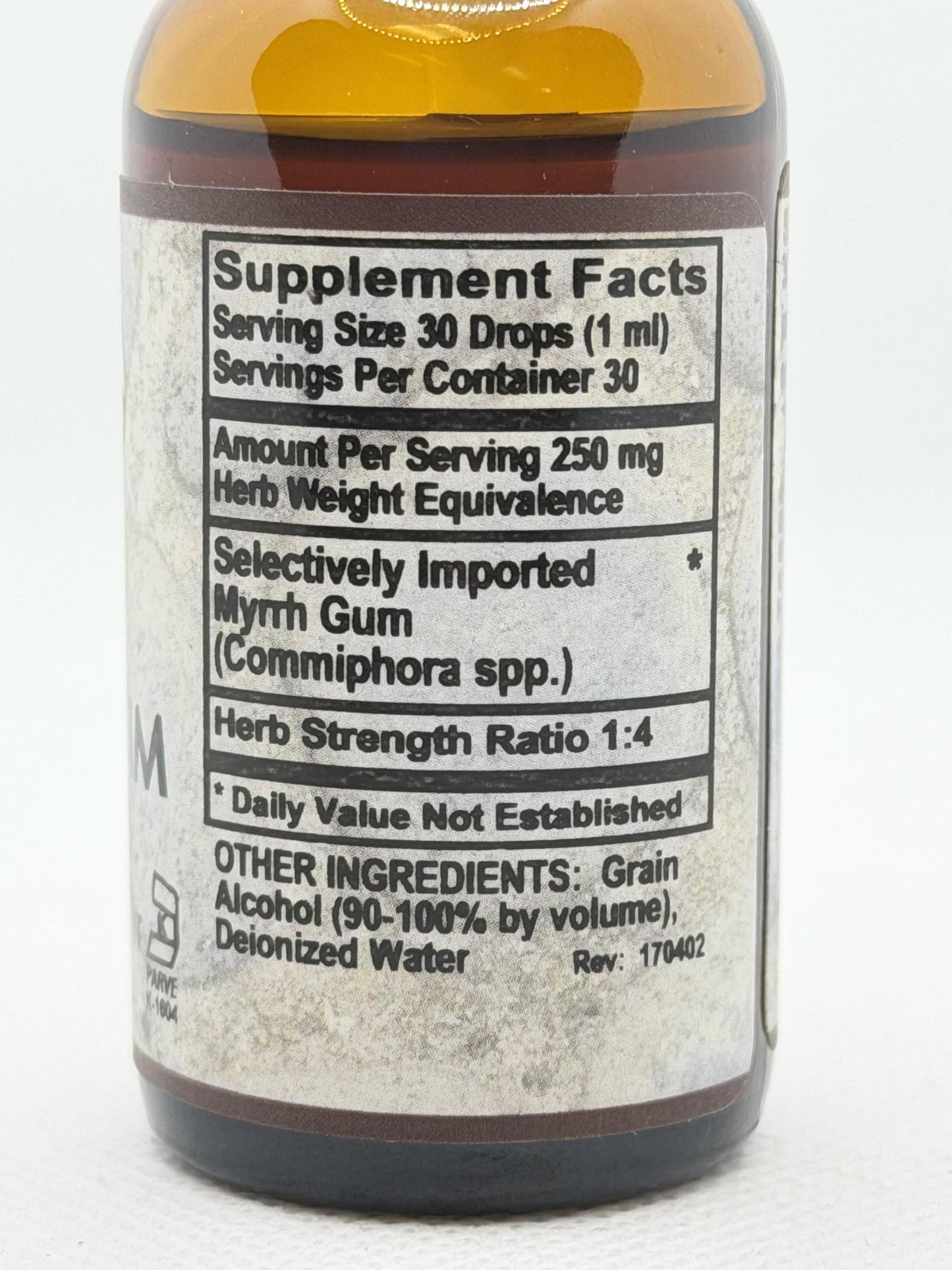 Old Paths Myrrh Gum Liquid Extract 1 oz
