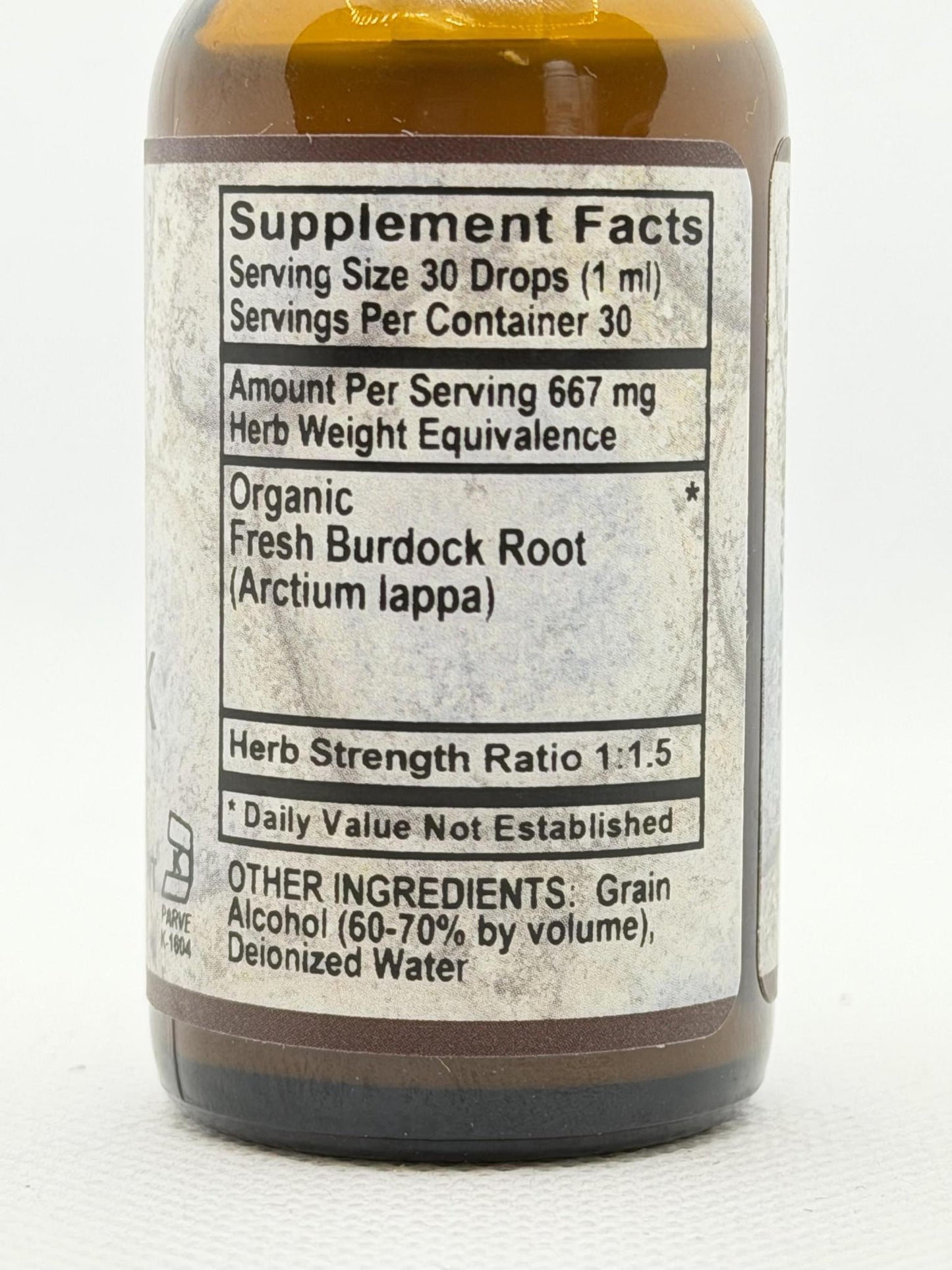 Old Paths Burdock Liquid Extract 1 oz