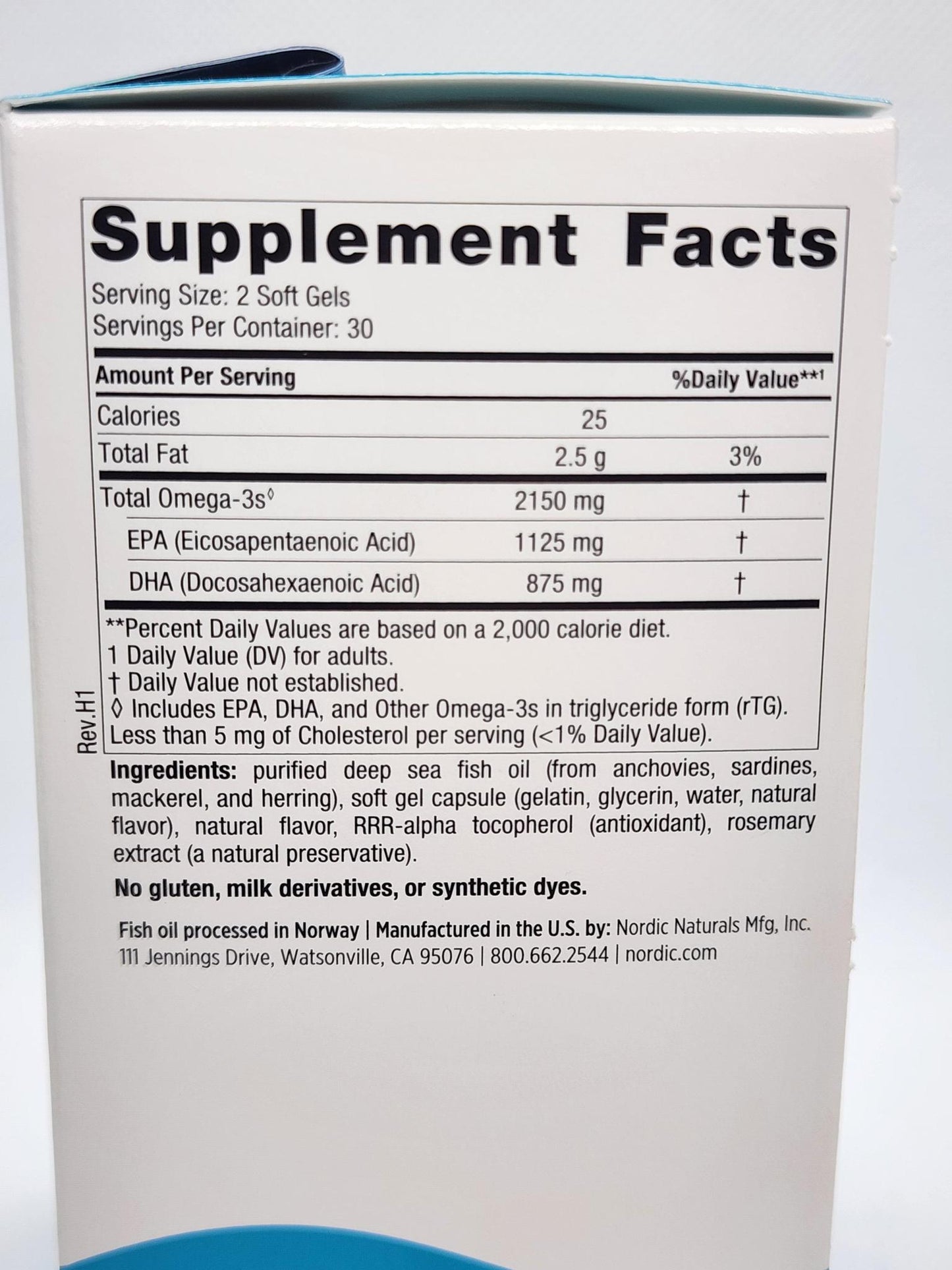 Nordic Naturals Lemon Ultimate Omega 2X, 60ct