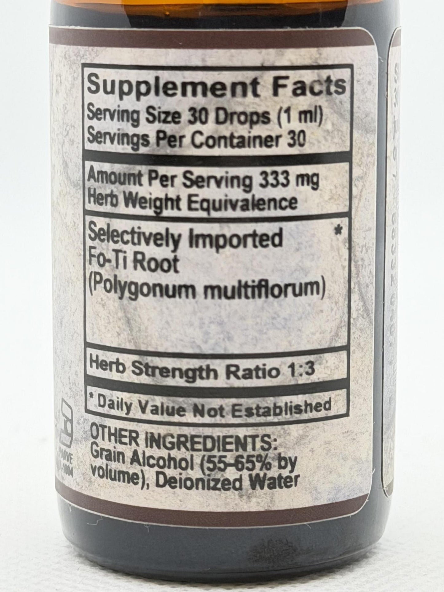 Old Paths Fo-Ti, Chinese Knotwood, Liquid Extract 1 oz