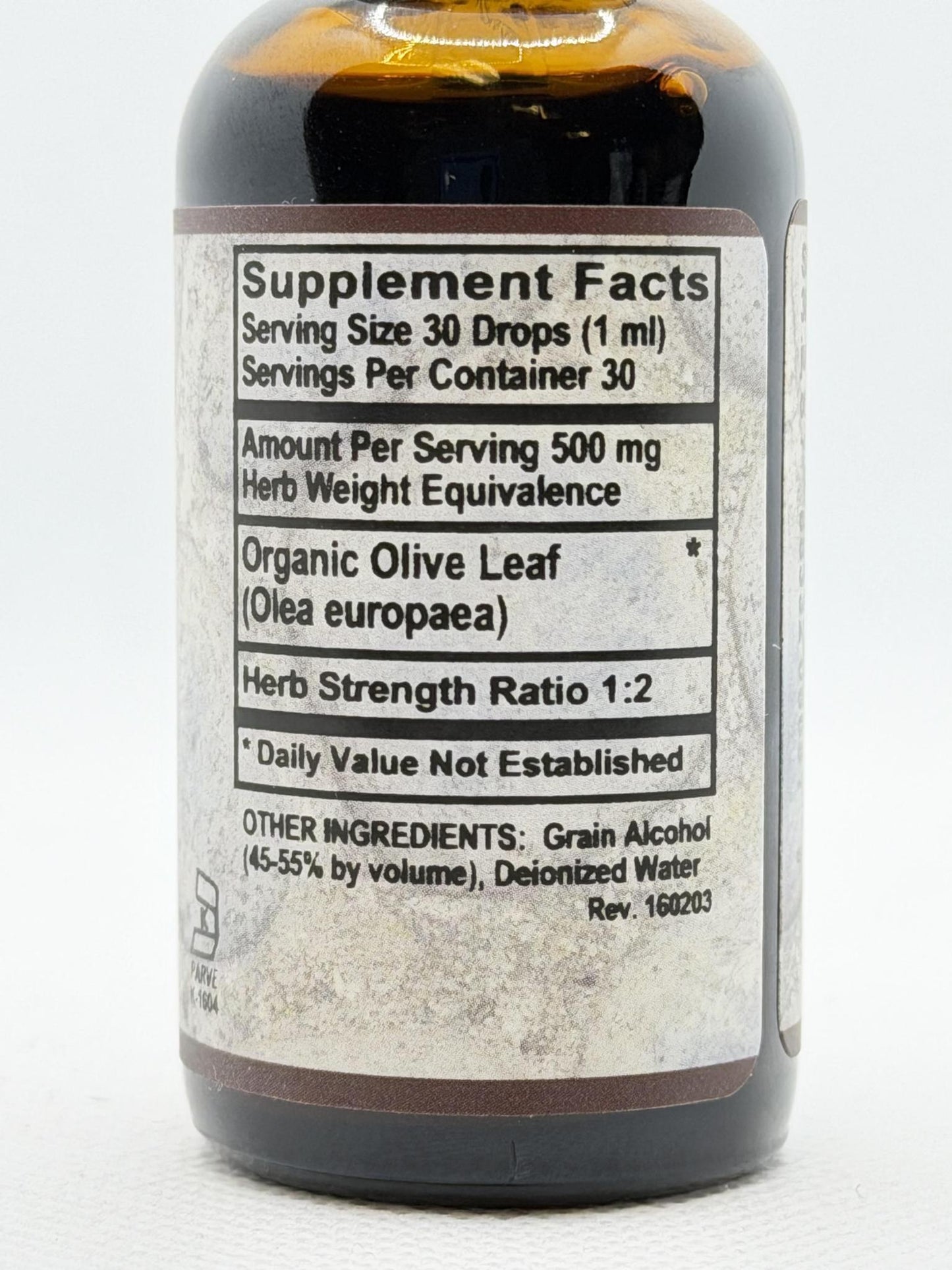 Old Paths Olive Leaf Liquid Extract 1oz