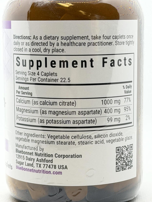 Bluebonnet Calcium Magnesium Potassium 90caps