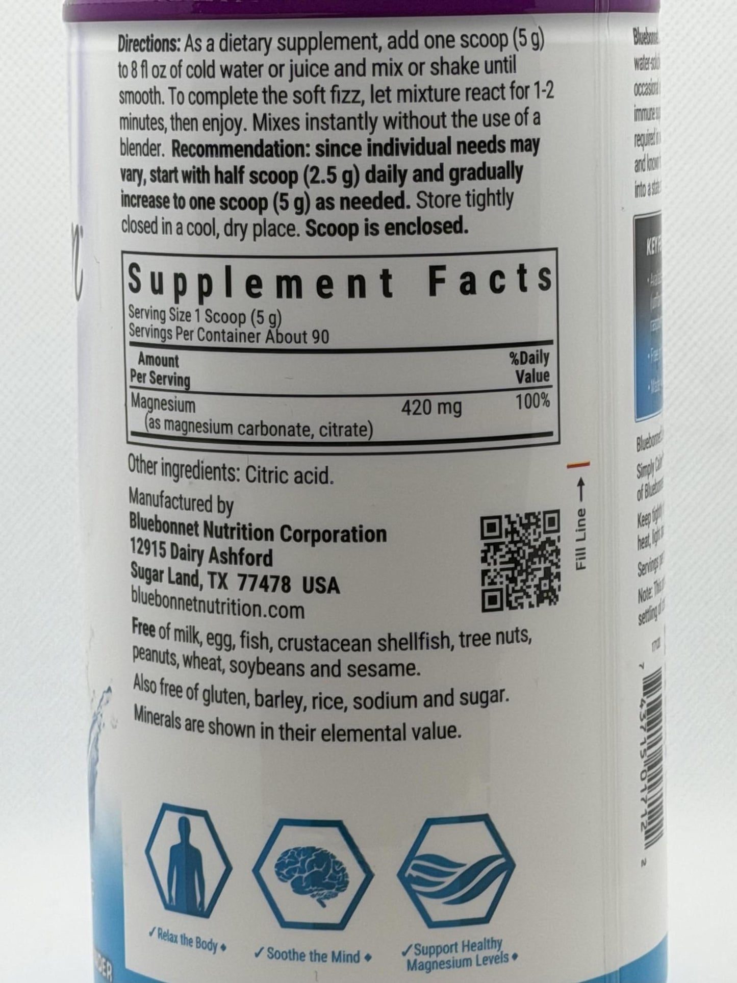 Bluebonnet Simply Calm Unflavored 16oz
