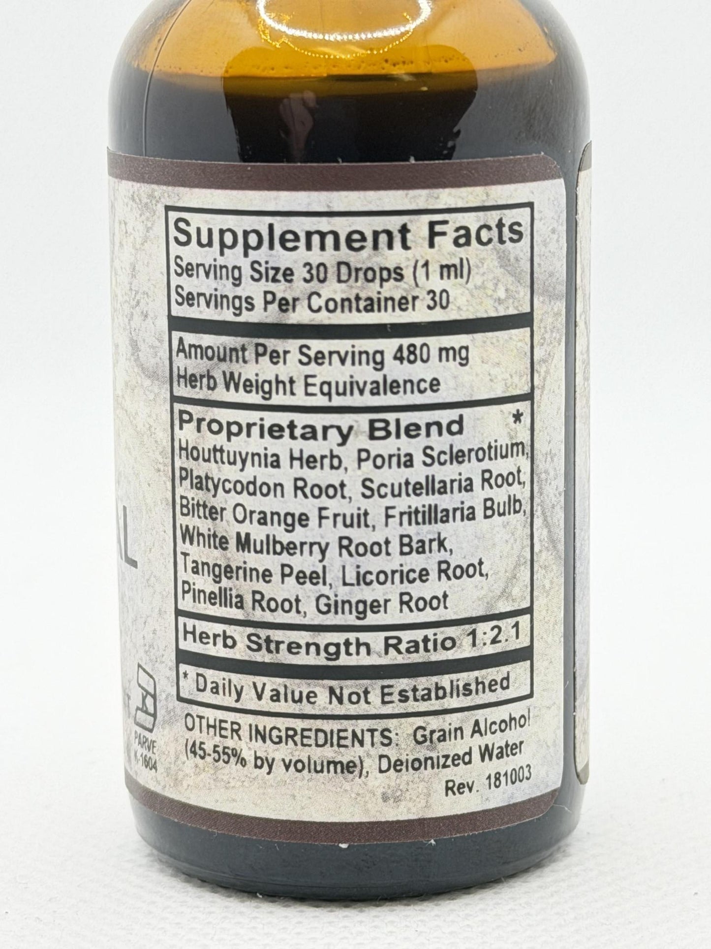 Old Paths Bronchial Relief Liquid Extract 1oz