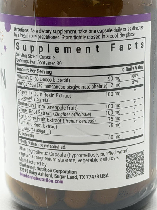 Bluebonnet Nutrition Pain and Inflammation Support 30caps
