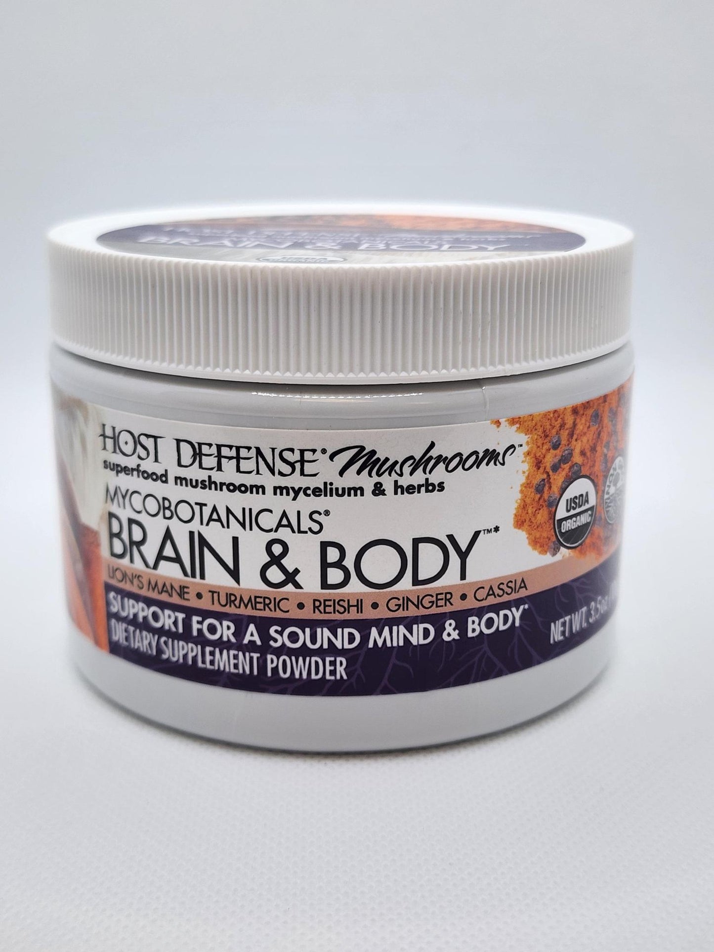 Host Defense MycoBotanicals Brain & Body, 100G