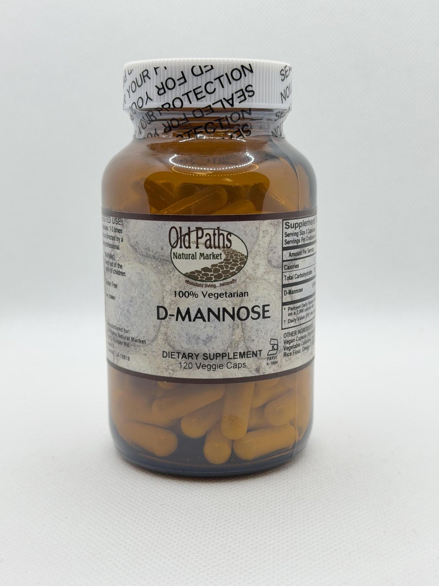 Old Paths D-Mannose, 120caps