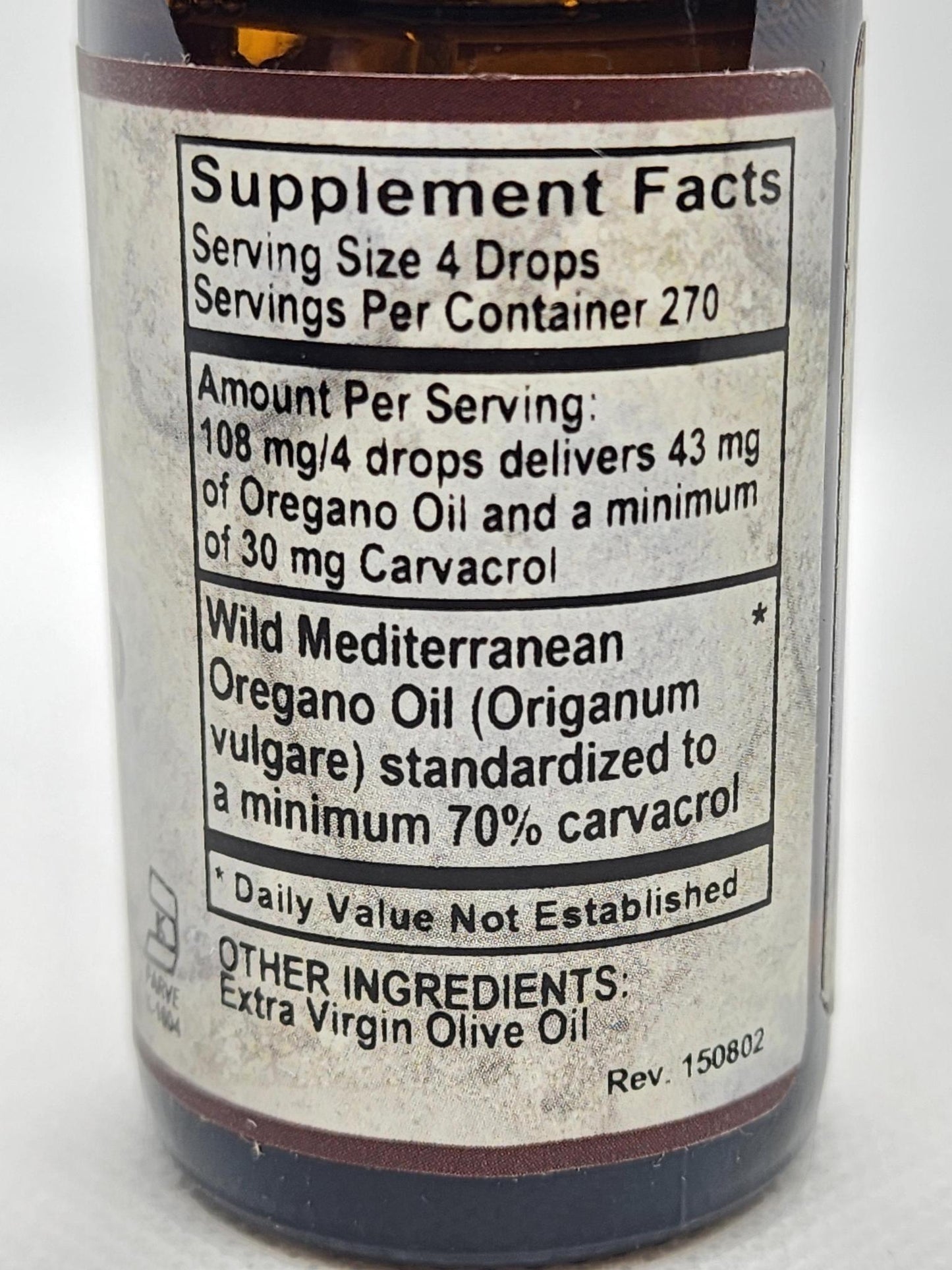 Old Paths Oregano Oil Extract 1oz