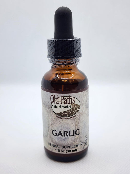 Old Paths Garlic Liquid Extract 1 oz