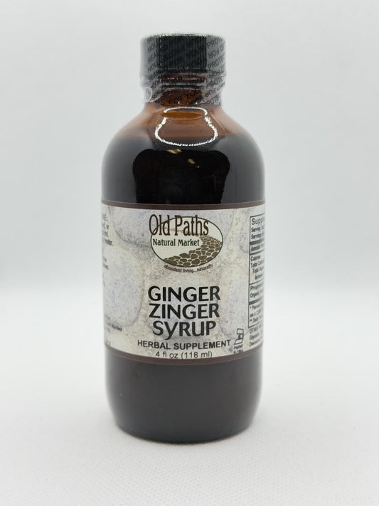 Old Paths Ginger Zinger Syrup 4oz