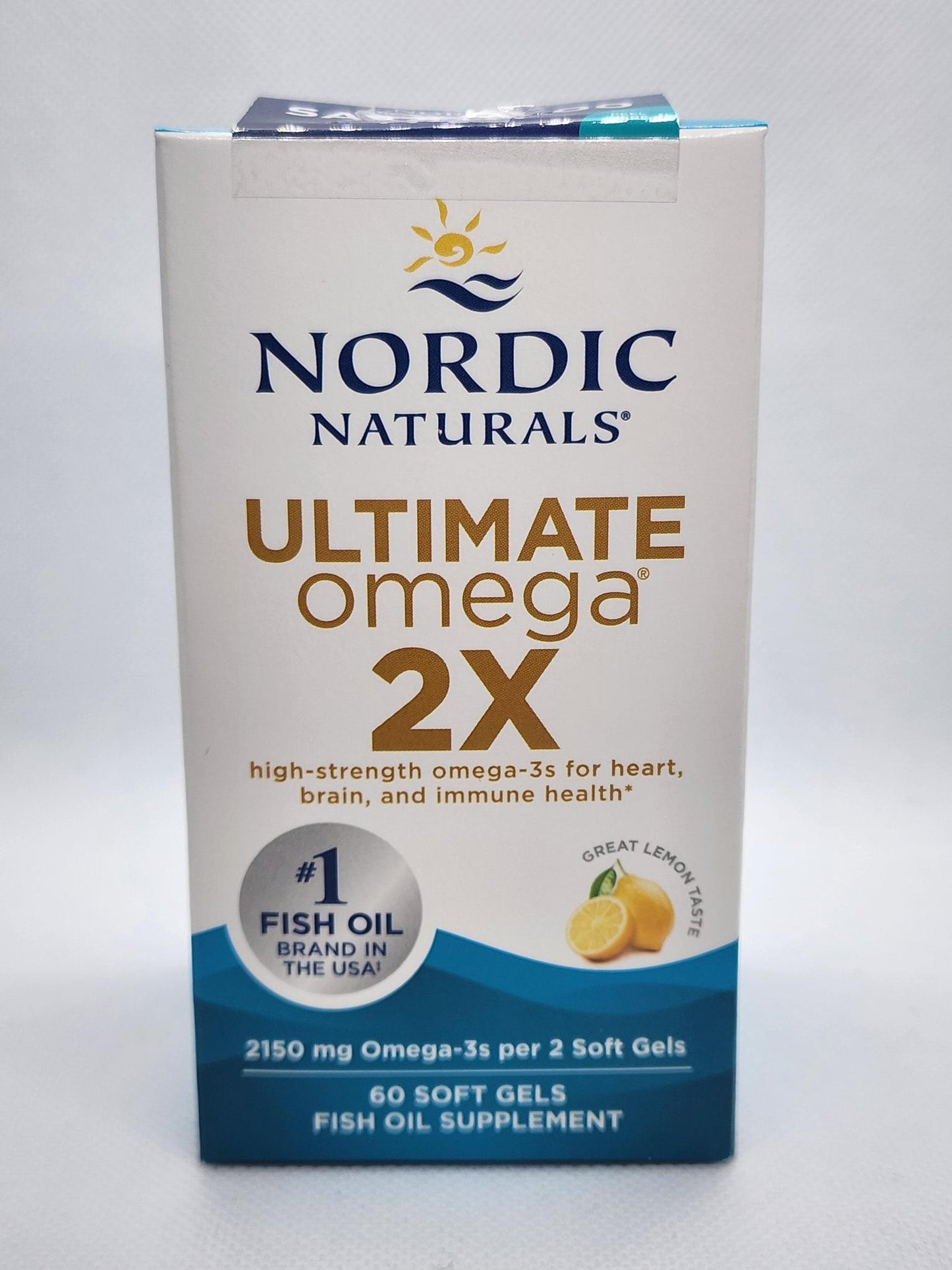 Nordic Naturals Lemon Ultimate Omega 2X, 60ct