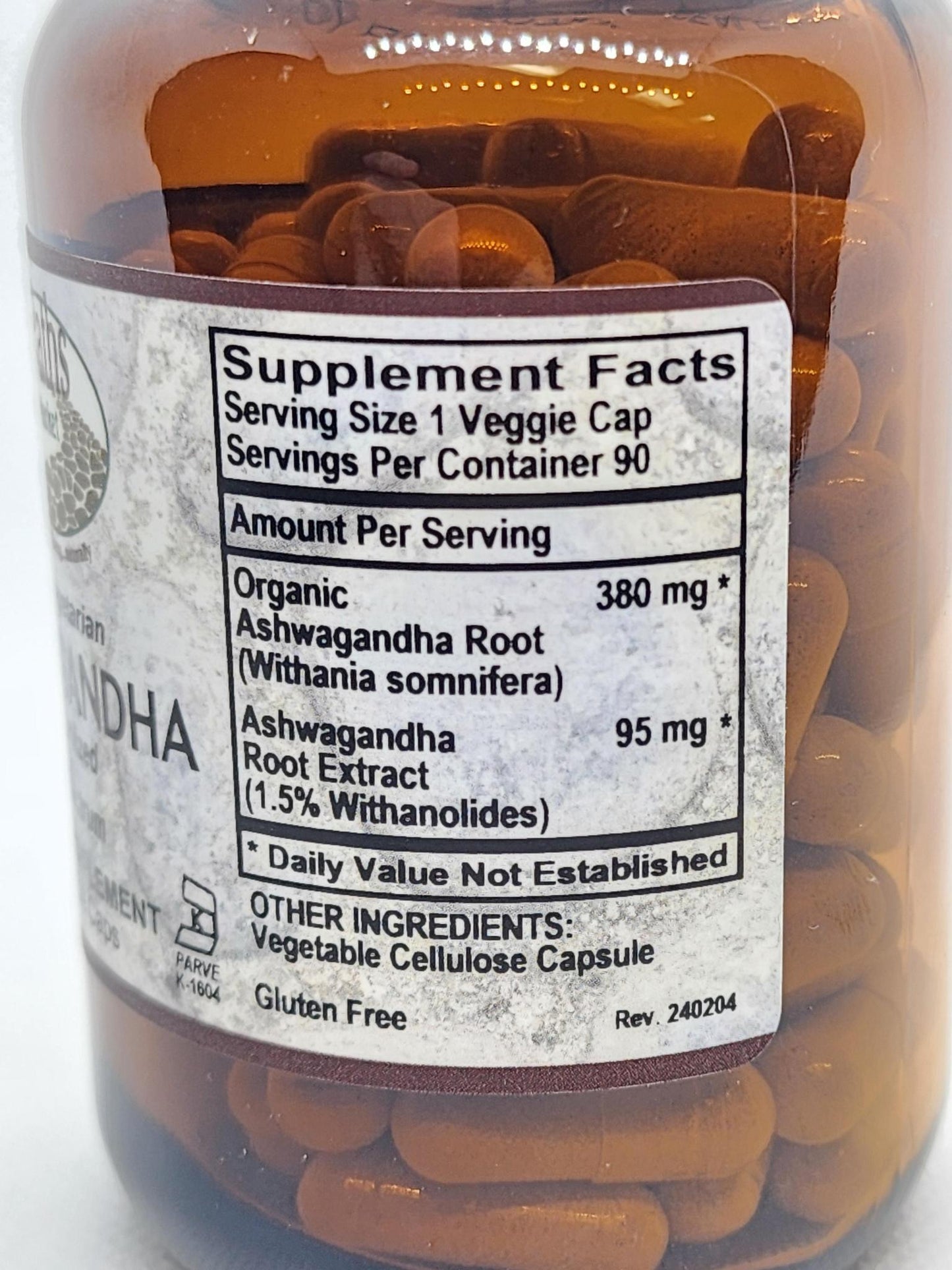 Old Paths Ashwagandha (Standardized + Full Spectrum) 90caps