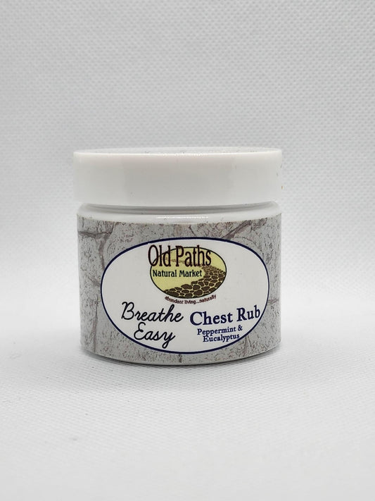 Old Paths Breathe Easy Chest Rub 2 oz
