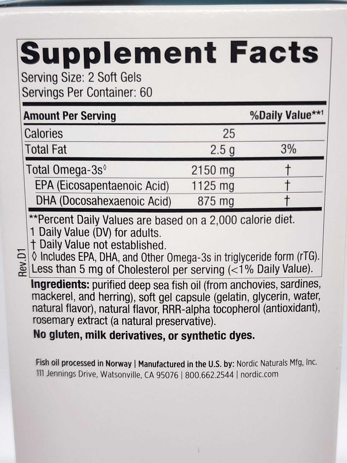 Nordic Naturals Ultimate Omega 2X 120ct