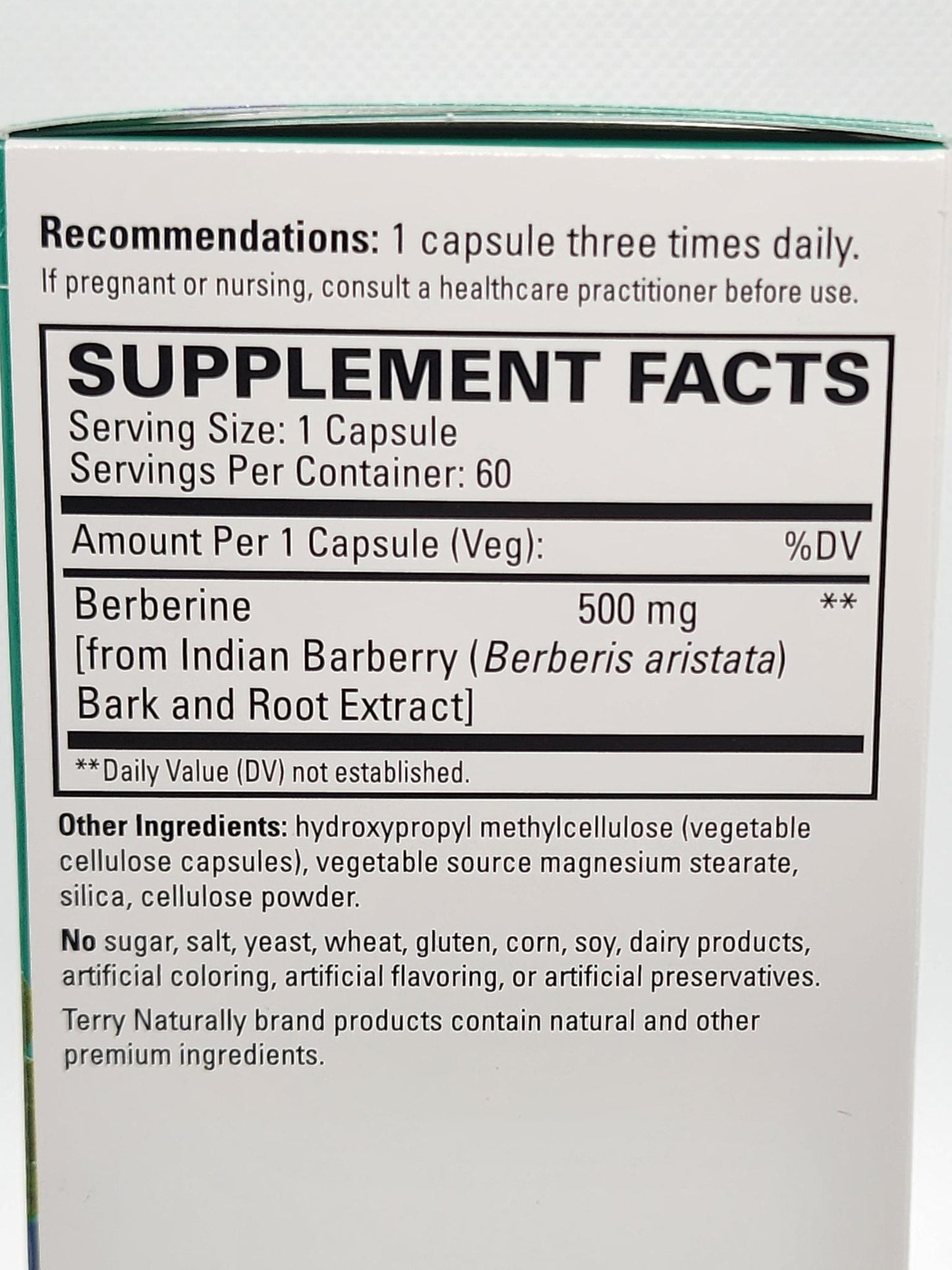 Terry Naturally Berberine 500mg 60caps