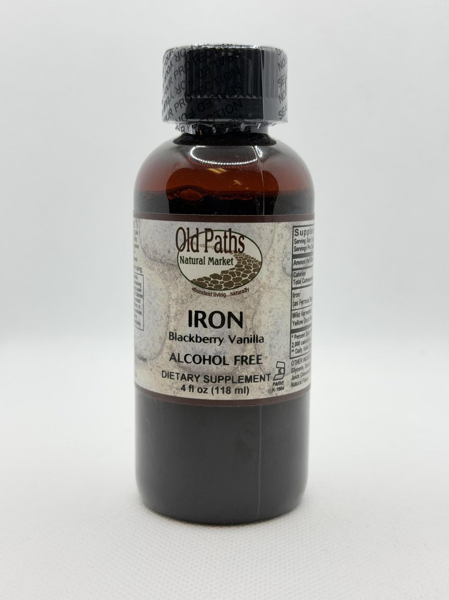 Old Paths Liquid Iron, Blackberry Vanilla, 4oz