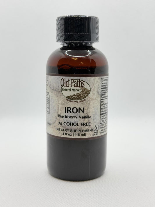 Old Paths Liquid Iron, Blackberry Vanilla, 4oz