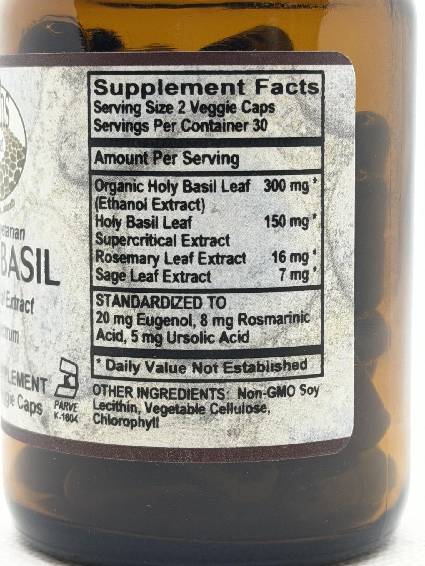 Old Paths Holy Basil 60ct liquid caps