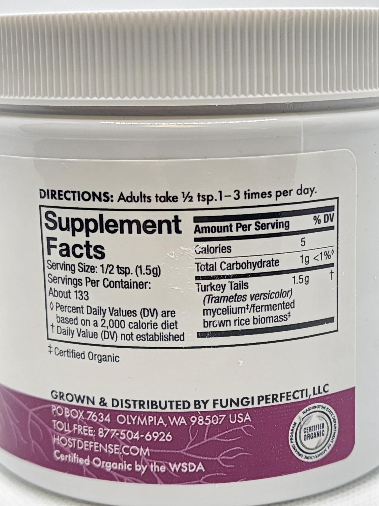 Host Defense Mushrooms Turkey Tail Powder 200g