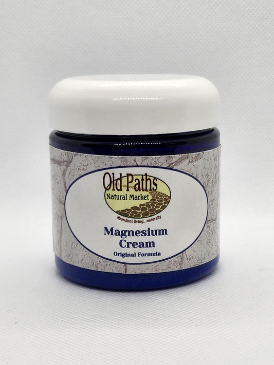 Old Paths Natural Market Magnesium Cream, 4oz