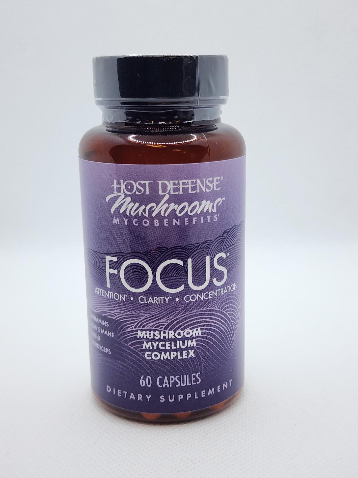 Host Defense Mushrooms Mycobenefits FOCUS, 60caps