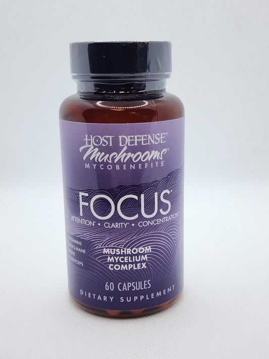 Host Defense Mushrooms Mycobenefits FOCUS, 60caps