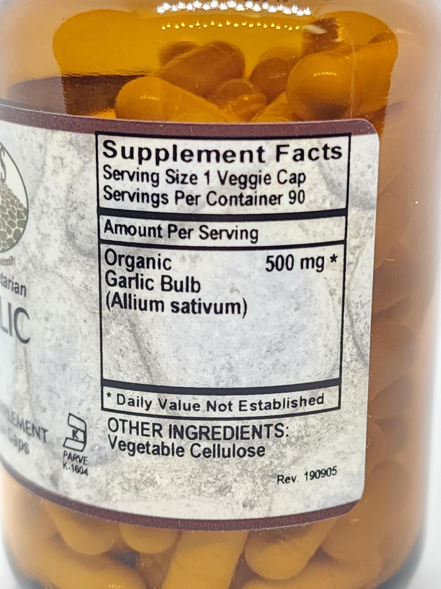 Old Paths Organic Garlic, 90caps