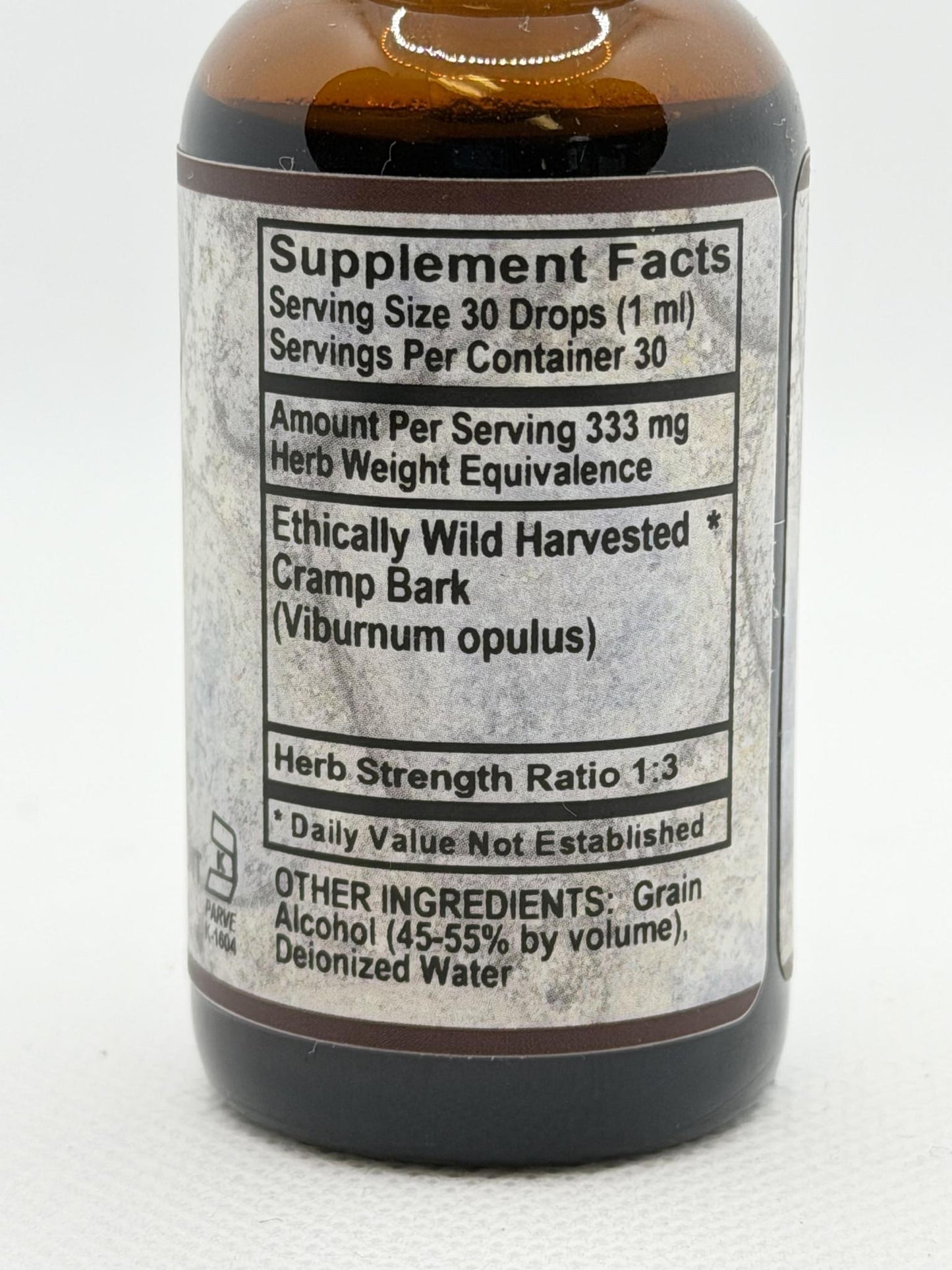 Old Paths Cramp Bark Liquid Extract 1 oz