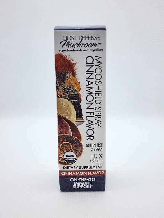 Host Defense Mushrooms MycoShield Spray, Immune Support Cinnamon 1 oz