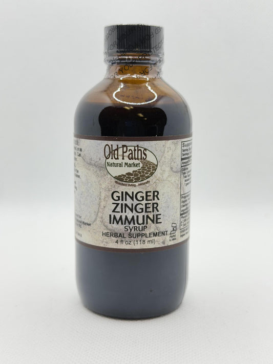 Old Paths Ginger Zinger Immune Syrup 4oz