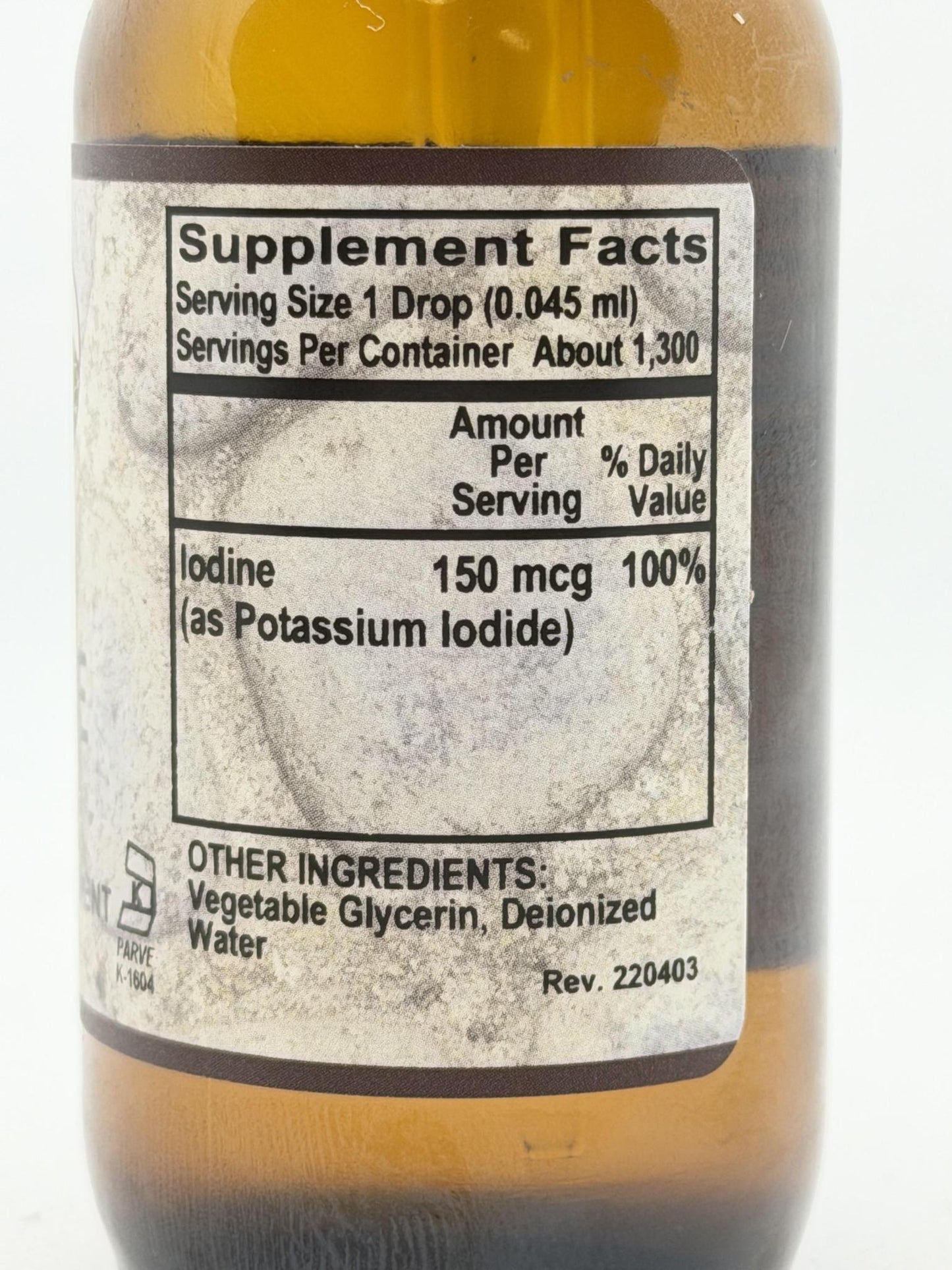 Old Paths Liquid Iodine 2oz